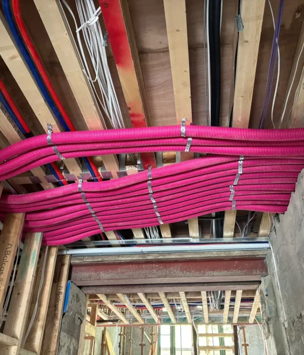 MVHR unit installed neatly in a utility room in a Wicklow home